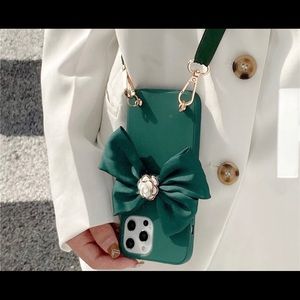 Cute iphone12 PRO case cover with strap